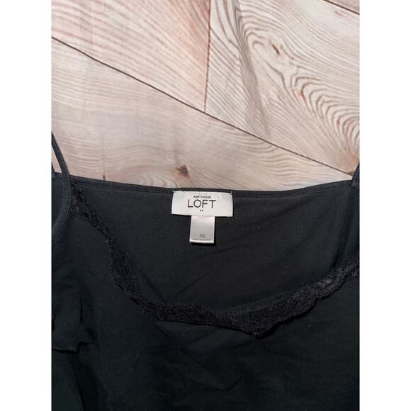LOFT ANN TAYLOR lace camo top size XL - Picture 3 of 4